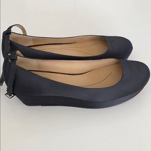 kate spade black platforms